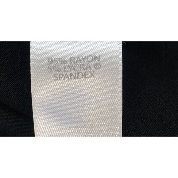 J JILL Wearever Women Sleeveless Pullover Knit Midi Dress Sz M Black Casual 13-8 - Picture 10 of 11